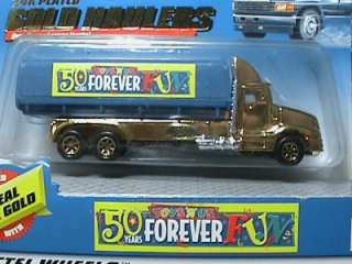 Hotwheels Toys R Us Real Gold Tank Truck MIP 1999  