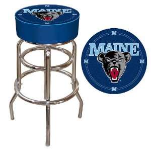   Maine Padded Bar Stool   Game Room Products Pub Stool NCAA   Colleges