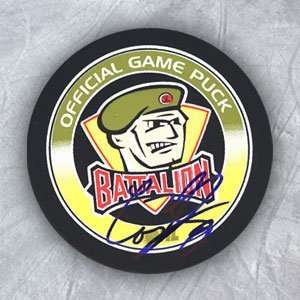  CODY HODGSON Brampton Battalion SIGNED CHL Puck Sports 