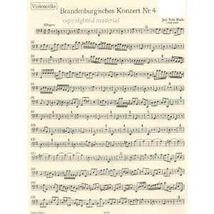  Bach, J.S.   Brandenburg Concerto No. 4 BWV 1049 for Cello 
