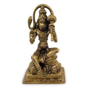  Brass statuette, Hanuman, the Warrior Monkey