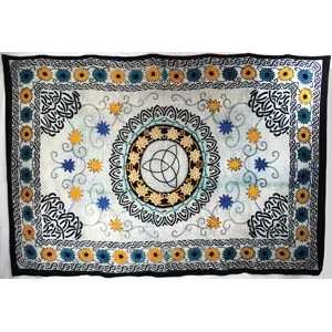  Tapestry Flower Triquetra 72 x 108 Tapestry Everything 