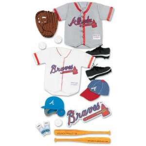   Major League Baseball Stickers, Atlanta Braves Arts, Crafts & Sewing