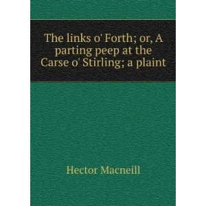   peep at the Carse o Stirling; a plaint Hector Macneill Books