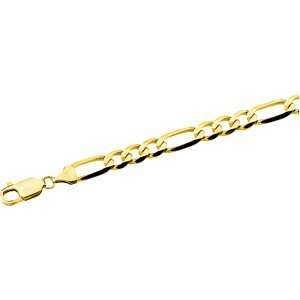  20 Inch 10K Yellow Gold Figaro Chain Jewelry