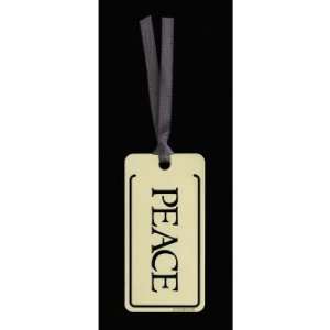  Bookmark 18k Brass Peace 