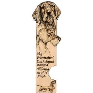   Wirehaired Dachund Laser Engraved Dog Bookmark D # 2