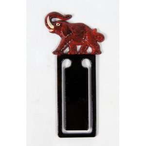   Pack Handpainted Red Elephandt Bookmark (Set Of 12)