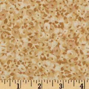   Things In Life Roses Tan Fabric By The Yard Arts, Crafts & Sewing