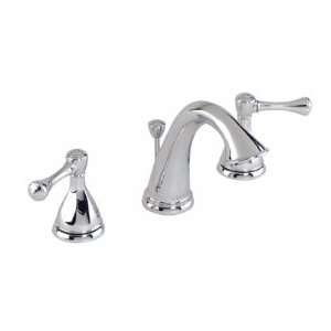   Lavatory Faucet w/ Lever Handles & Brass Pop Up Drain 0043371 Chrome