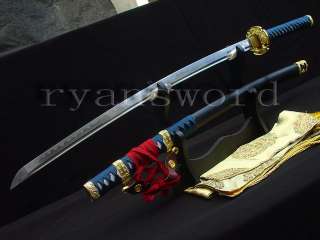 HandMade fullTang blade dragon tsuba Japanese sword Tachi  