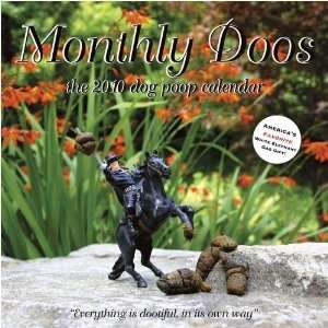  2010 Monthly Doos Dog Poop Calendar Gag Gift Office 