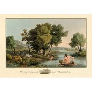  British Fishing and Husbandry   Paper Poster (18.75 x 28.5 