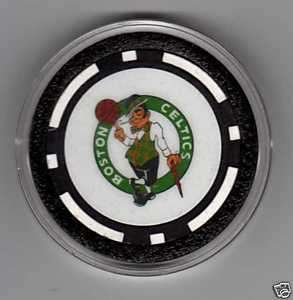 Boston Celtics Poker Chip Card Guard Protector   NEW  