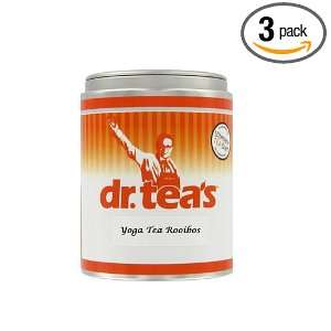 dr. teas Yoga Tea Rooibos, 2.7 Ounce Tins (Pack of 3)  