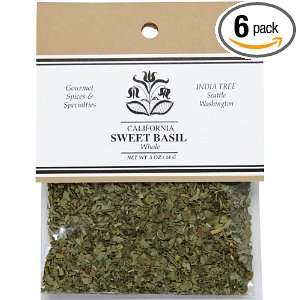India Tree Basil Sweet, 0.5 Ounce (Pack of 6)  Grocery 