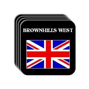  UK, England   BROWNHILLS WEST Set of 4 Mini Mousepad 