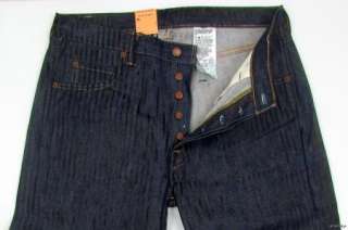 Levis 1966 Big E 501 Striped STF Redline Selvedge Jeans sz 30 x 34 