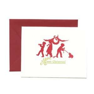  Sicily Eason Letterpress Note Card Set, Merry Christmas 