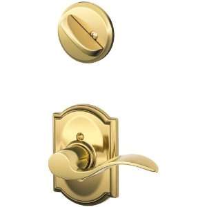 Schlage F59ACC605CAMLH Interior Pack Polished Brass