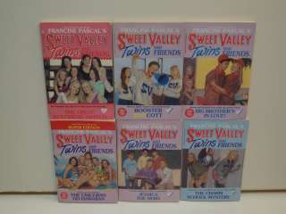 Sweet Valley Twins and Friends by Francine Pascal, Lot of 6 Books 