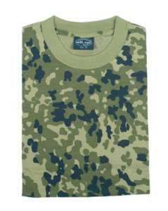 Danish Army Camouflage Military T Shirts Army Camo Tops  