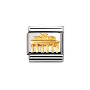 Compsable Classic RELIEF GERMANY SYMBOLS in stainless steel and 18k 