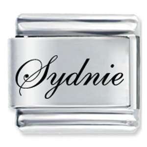    Edwardian Script Font Name Sydnie Italian Charms Pugster Jewelry