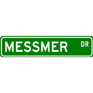  MESSMER Street Sign ~ Personalized Family Lastname Sign 