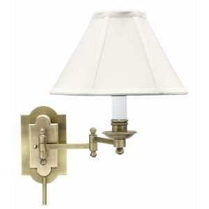  House of Troy CL225 AB Club 1 Light Swing Arm Lights/Wall 