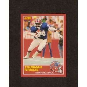   Thomas 1989 Score Football Rookie (Buffalo Bills)