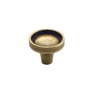  Galleria Odeon Signature Distressed Brass Knob