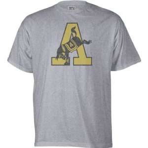  Army Black Knights Grey Distressed Mascot T Shirt Sports 