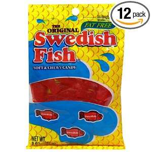 The Original Swedish Fish Soft & Chewy Candy, 8 Ounce Packages (Pack 