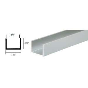 CRL Satin Anodized 3/4 Aluminum U Channel with 5/8 Wall Height 