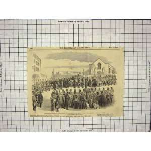  1846 FUNERAL COLONEL SWALES GARRISON PORTSMOUTH