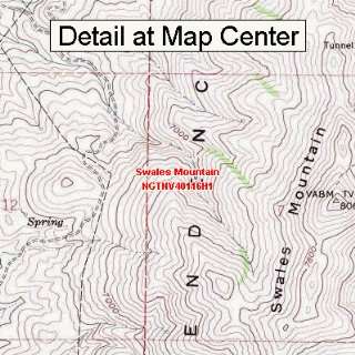  USGS Topographic Quadrangle Map   Swales Mountain, Nevada 