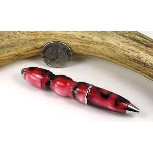  Red Magma Acrylic Bullet Pen With a Chrome Finish Office 