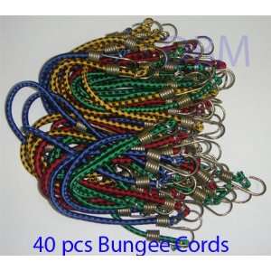  40 Pcs Mini Bungee Cords