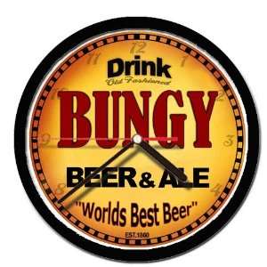  BUNGY beer and ale cerveza wall clock 