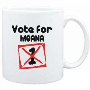  Mug White  Vote for Moana  Female Names Sports 