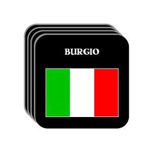  Italy   BURGIO Set of 4 Mini Mousepad Coasters 