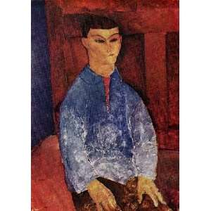   size 24x36 Inch, painting name Moise Kisling 3, By Modigliani Amedeo