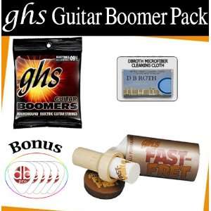  GHS Fast Fret String Cleaner with Electric Guitar Boomer 