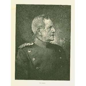  1884 German Soldier Count Von Moltke 