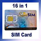16 in 1 Max SIM Cell Phone Magic Super Card Backup Kit