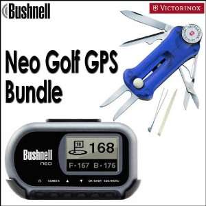  Bushnell 368050 Neo Golf GPS Bundle With Victorinox 53963 