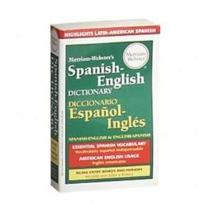 Spanish English Dictionary, Paperback, 4 3/16x6 7/8   Spanish English 