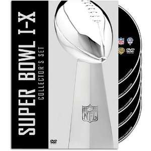 NFL Extras Warner NFL Films Super Bowls I X  Sports 
