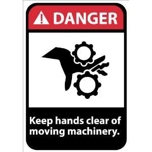  SIGNS KEEP HANDS CLEAR OF MOVING